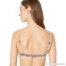 Seafolly Women's Fixed Triangle Bikini Top Swimsuit with Tie Front Water Garden Petal B07FNGK21F